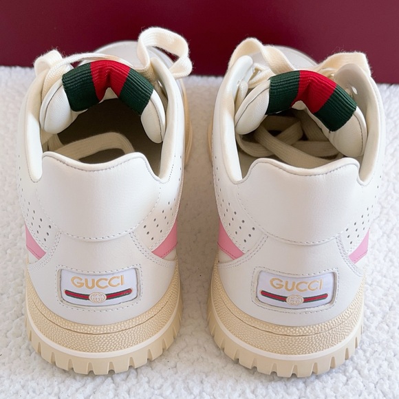 Gucci Women’s Women’s Bicolor Web Low-Top Sneakers - Picture 5 of 16